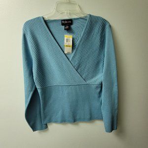Women's Baby Blue Sweater, Style & Co, Medium